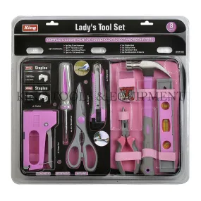 8-pc LADY'S HOUSEHOLD TOOL SET w/ Pouch - 3109-0
