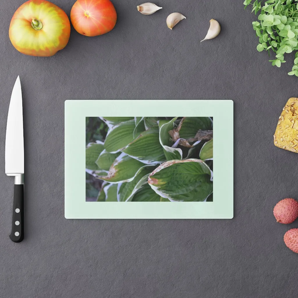 Green Leaves Cutting Board