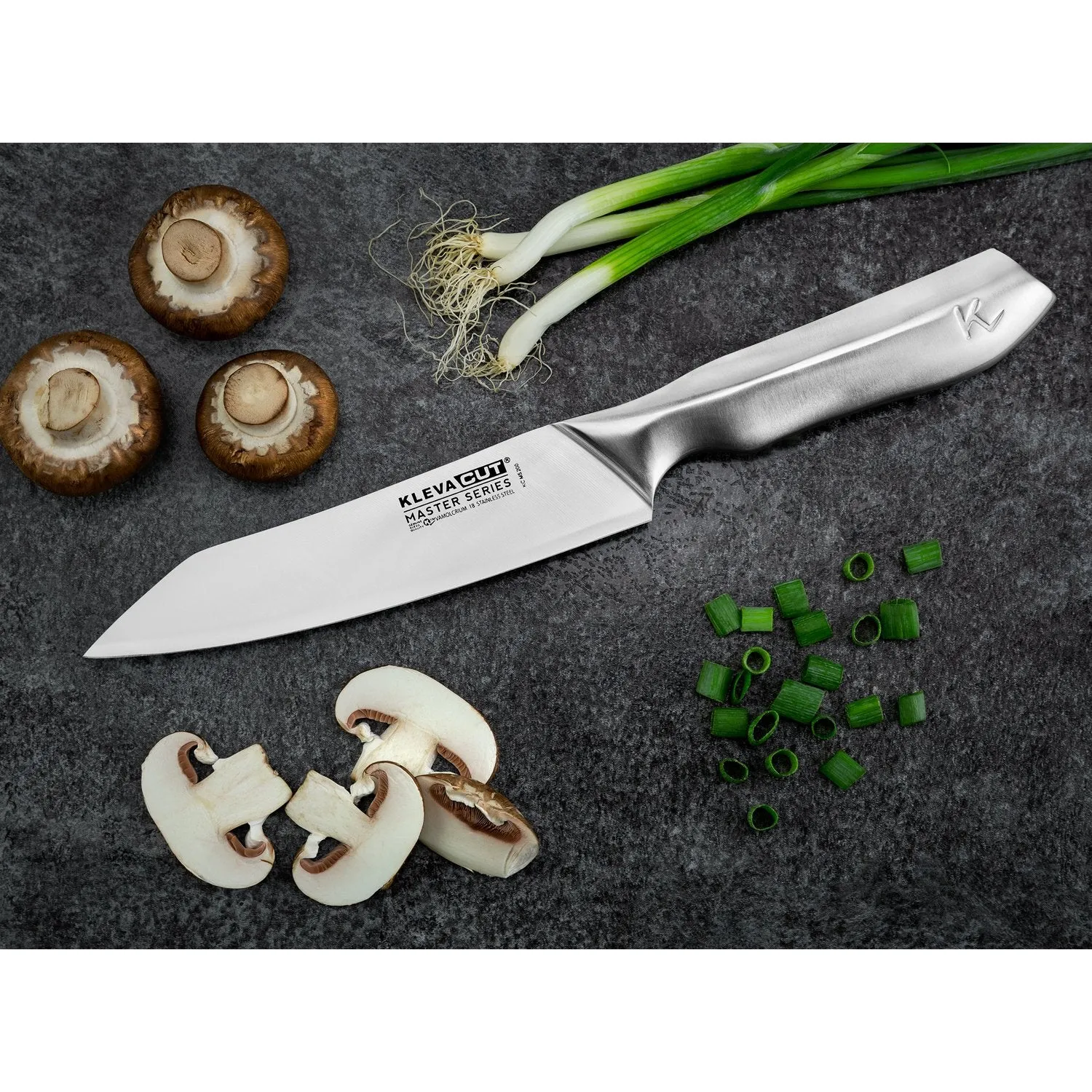 KlevaCut® Master Series 14cm Vegetable Knife   18cm Oriental Knife