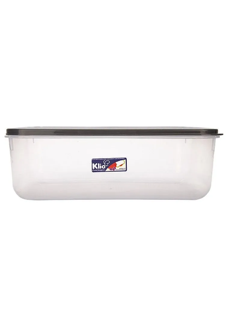 Storage Food Keeper Rectangle with Cover - XL Gray